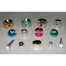 Plastic cream cosmetic plated cap for soft tube